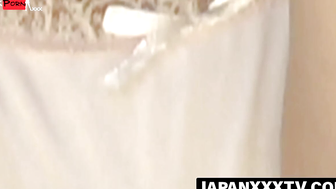 Voyeur tails hot Japanese recording white panty flash
