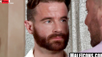 Stepdad Hugh Hunter lures Brendan Patrick to bury his dick
