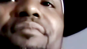 JoeSchmoeXXX.com - Hunky black amateur tugs his massive BBC and erupts
