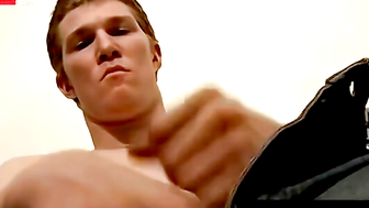 Str8Thugs.com - Thug's solo dick stroking and toy-assisted cum blasting masturbation