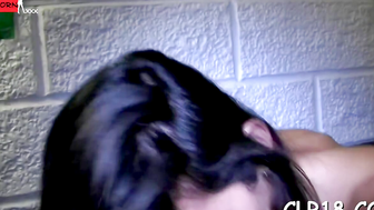 Brunette Gets Double Penetration From Two Men In Bedroom