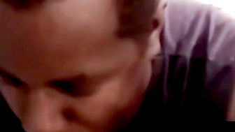 Interracial threesome with a sloppy mature black gay
