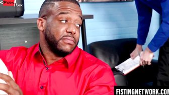 Nathan Daniels drops pants to be fisted by Micah Martinez