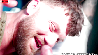 Drew Valentino lures hitchhiker Heath Halo to the backseat for blowjob