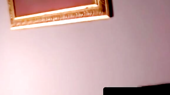 Skinny amateur strokes lubed dick till cum geyser