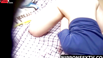 Her slim fingers kept teasing her vag till orgasm hits hard