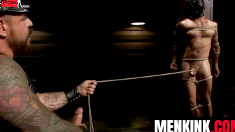 DILF master Rocco Steele wax tormenting while buttfucking Adam Ramzi