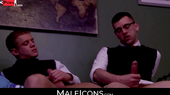 MaleIcons.com - Kissing rimming and anal sex with Ian Levine and Josh Stone with gay