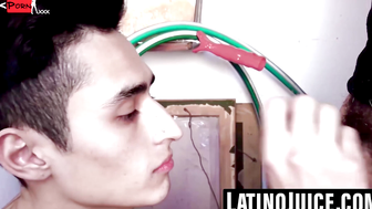 Painting twink Sonnyâs mouth with my gooey sticky load