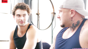 Best friends Crush Daddy and Mike Monroe jerking off together