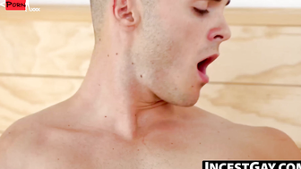 Apolo Adrii dicks Bastian Karim and Hugo Dupre ass to ass