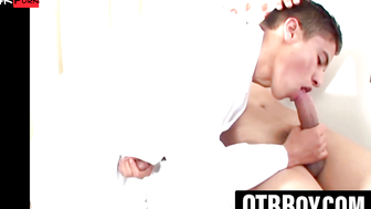 Sweet Latino twinks take condomless anal destruction