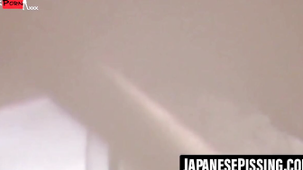 Hidden cam records Japanese babes wetting pants accidentally