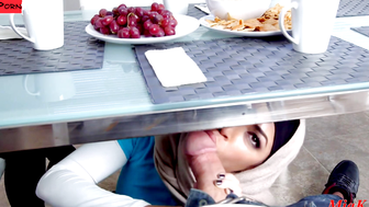 Deepthroat blowjob in Arab style