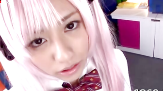 Hot action in Japanese cosplay