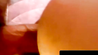 Mature amateur takes young cock raw in gaping ass