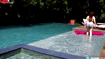 Big-Tit DP Pool Party