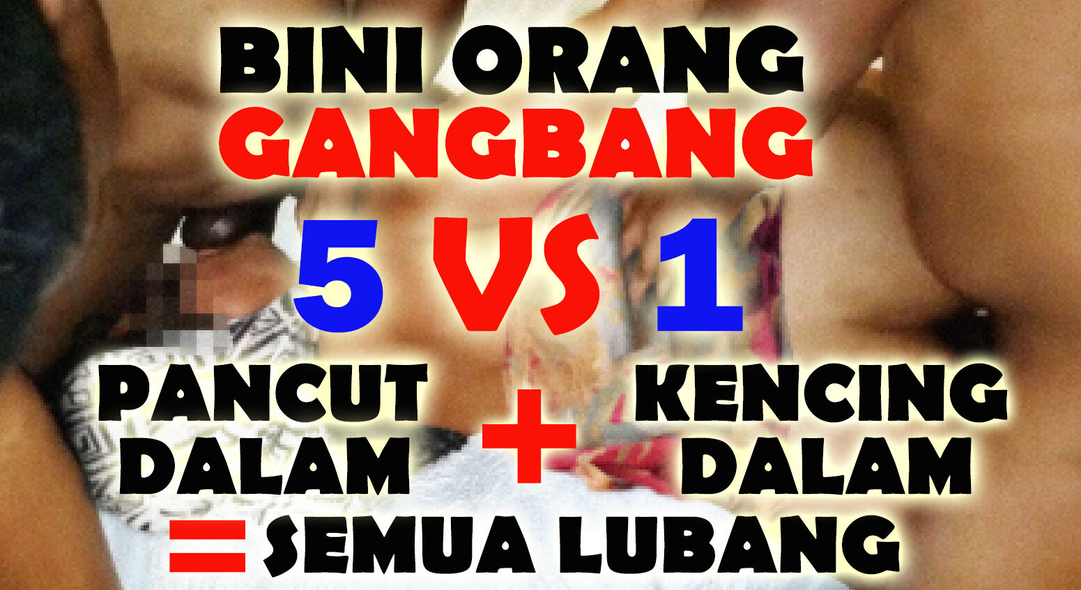 Bini orang pelacur Felda bertudung gangbang 5 vs 1