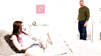 Stepdad confronts stepdaughter about doing anal sex