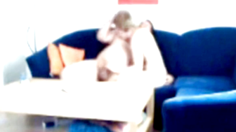 Sister-in-law caught fucking on the couch