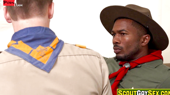 Cute scout twink impaled by ENORMOUS BBC! Sean Xavier vs Zac Steele