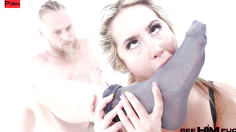 Blue-Eyed Charmer c Pile-Drives Misty Meaner’s Pussy!