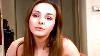 Provocative slut smoking