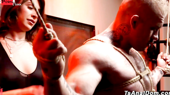 TS Mistress Alexa Dominates Muscular