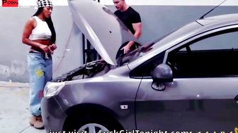 The mechanic Mariana Martix fixes Duncan Saints car and charges him with sex 131