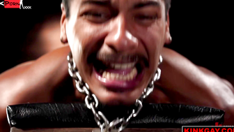OUCH! Apollo Fates gets PUNCH-FUCKED and flogged until his ass wrecked!