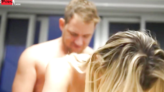 Let's go to the kitchen, it's more easy to clean! - Let's Squirt on it cumshot