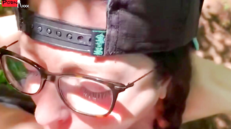 Nerdy Faery Hungry for Cock and Cum blowjob