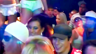 Reckless and bold club partying