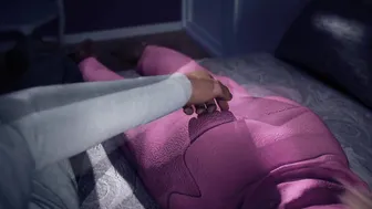 Made the bimbos nice while watching the sex tape