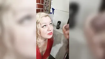 Deborah Drako - Adorable Chubby Inked Housewife - Cumpilation