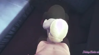 Attack on titans - point of view Annie Hand Job and fellatio with jizzed into