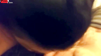 Getting an amazing blowjob from the wife blowjob