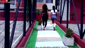 Intense exercise routine lesbian colombian with my friend Carla Morelli 84