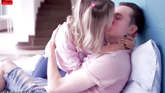 Young Russian girl loves to engage in gentle sex in the pose of cancer 18