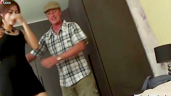Throbbing cock for an Asian bitch
