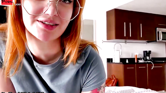 Redhead Step Sister Squirts & Cums On Your Cock - Emma Magnolia - Alex Adams1 3