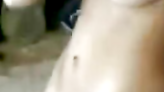 Dick enters mouth & twat