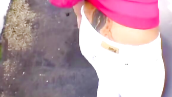 Busty amateur is shown