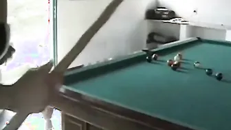 Shemales Fernanda And Gabrielly fucking inside the pool
