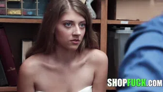 Blackmail porn video – Security Officer Finally Caught This Annoying But Adorable 19 Year Old Thief - SHOPFUCK