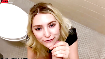 Random guy fucks me in a sports bar and cums on my face - Eva Elfie 14