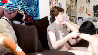 Fucked the horny frend at home 5