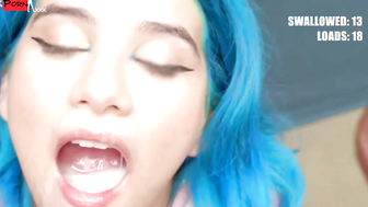 Bukkakin' Babes - Group Sex Party with Hot Blonde Bombshells