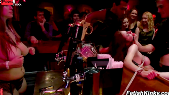 Public Exposure - Big Boobed Babe Iona Grace Gets Fucked in Front of Audience
