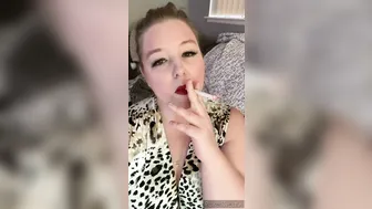 While Watching porn video – Smoking while Watching you Jerk off 